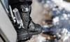 Gaerne Waterproof Motorcycle Boots for and Forest Road Made in Genuine Size Adventure, Off-Road, Touring, Italy, Leather, G-MIDLAND GORE-TEX, Black,