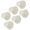 6PCS CreamColoured Fabric Cloth Lamp Shade Replacement for E14 Wall Lamp Chandelier Home Decoration