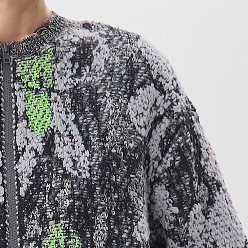 JNBY 2025 Spring Crew Neck Cardigan Knit Sweater