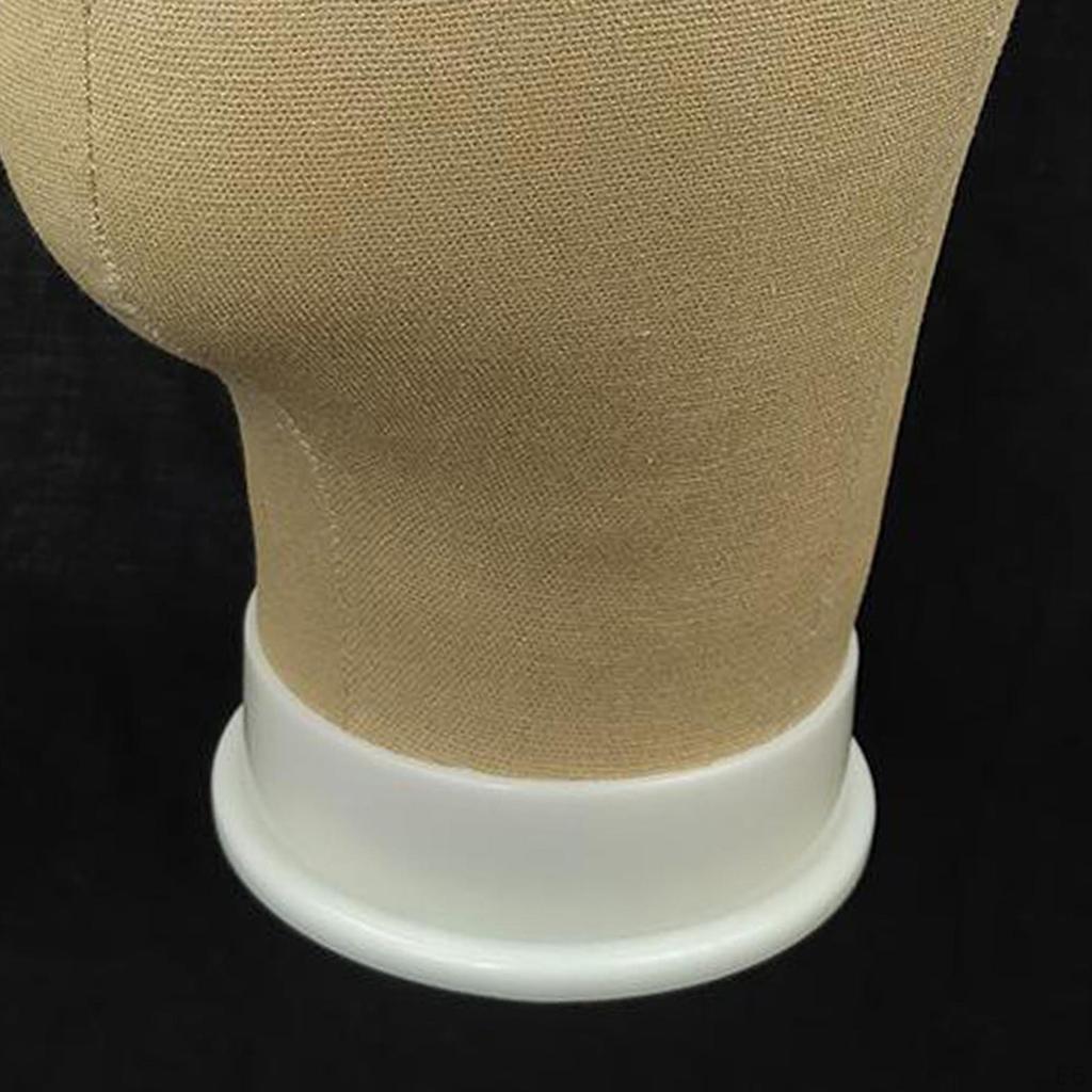 Burlap Block Head Manequin for Making Wig Hats