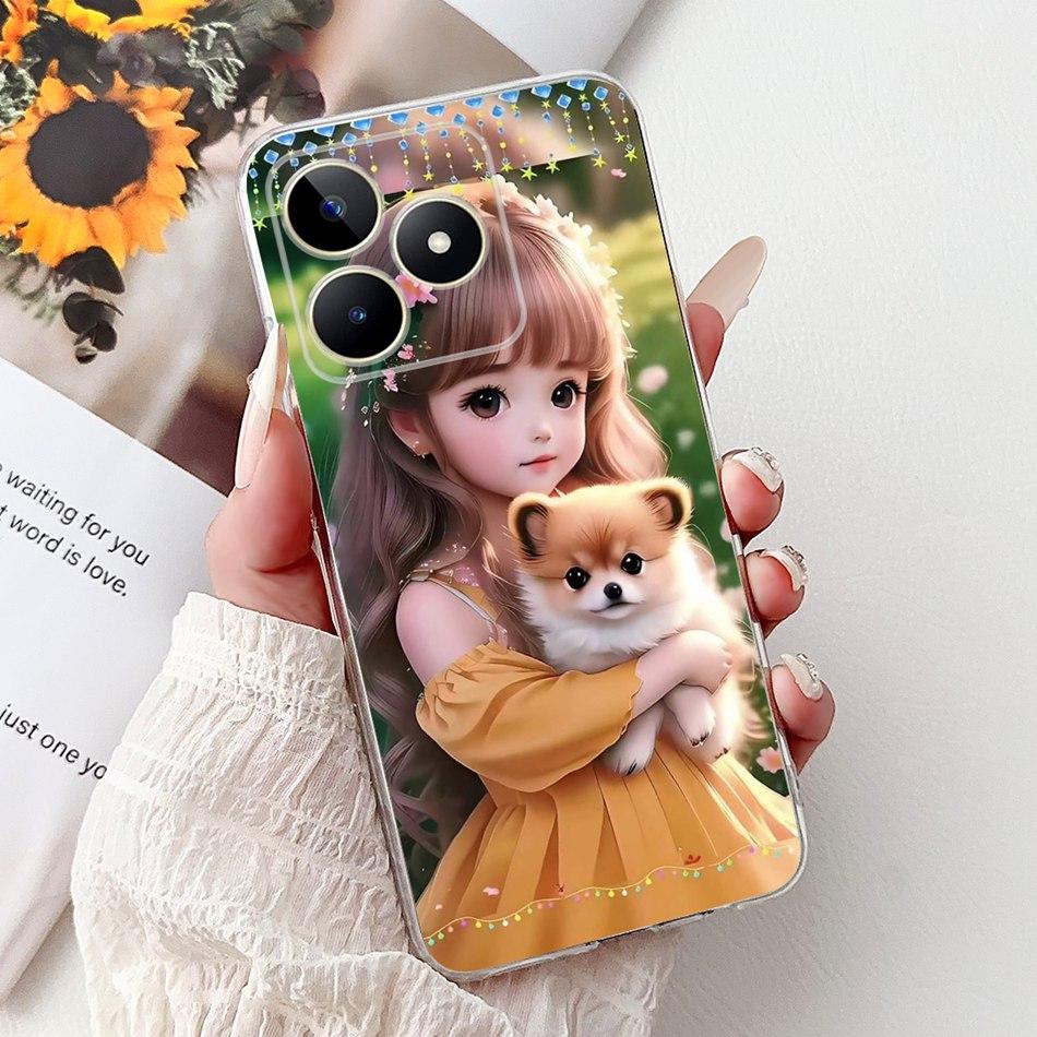 For Realme Note 50 Fashion Cool Pattern Phone Case For Realme Note50 RMX3834 Soft Silicone TPU Cases
