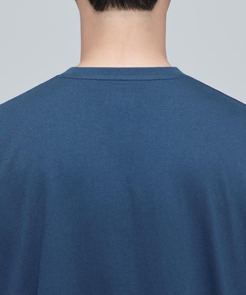 Musinsa Standard Extra Oversized Crew Neck T-Shirt [Midnight Blue]