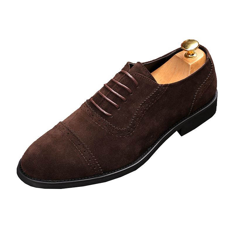 Chaussures Décontractées Patchwork Daim de Luxe pour Homme Lacets Mocassins Brogues Retour à la Maison Robe de Mariage Bal de Promo Zapatillas Hombre