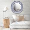 Flashy Wall Mirror In Silver Color