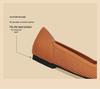 Damen Prinzessin, Boot, weiche Sohle, quadratische Zehenpartie, Eierrollen-gewebte flache Schuhe – atmungsaktives Strickdesign