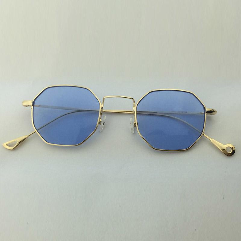 blue hexagon sunglasses