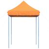 Pop Up Party Tent Foldable Orange 200 X 200 X 306 Cm