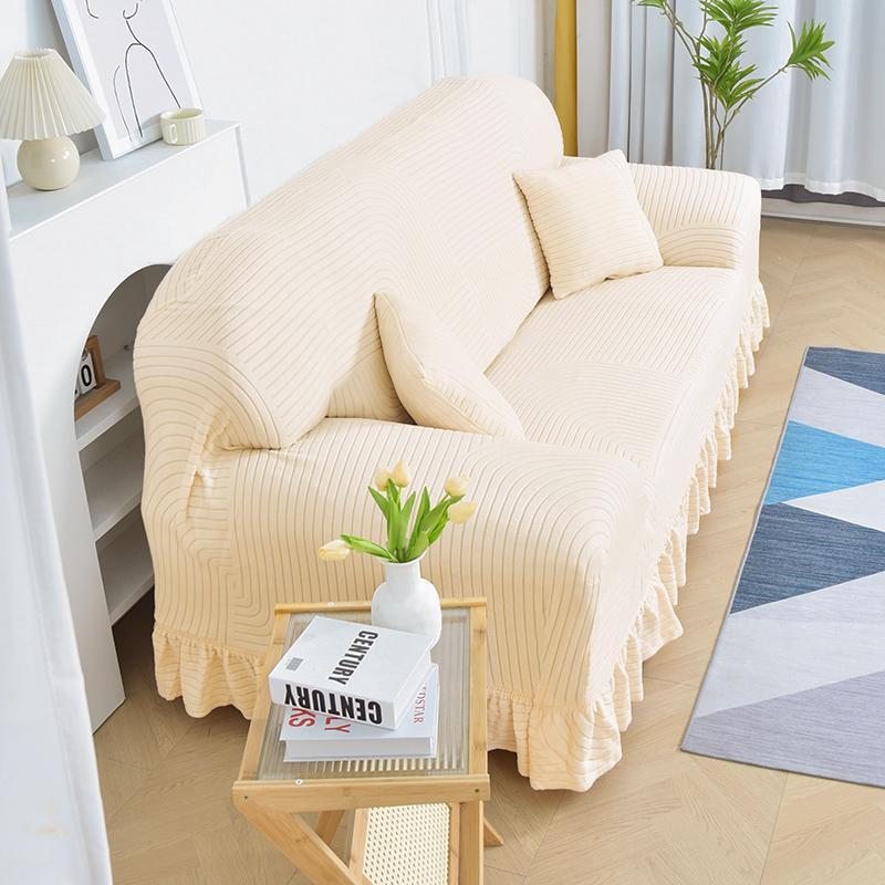 Old Fashioned Sofa Cover All Inclusive Universal Cover Thickened Four Seasons Universal Type One Two and Three Groups Anti Cat Scratch