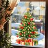 Christmas Static Glass Sticker Santa Claus Christmas Tree Rental House Window