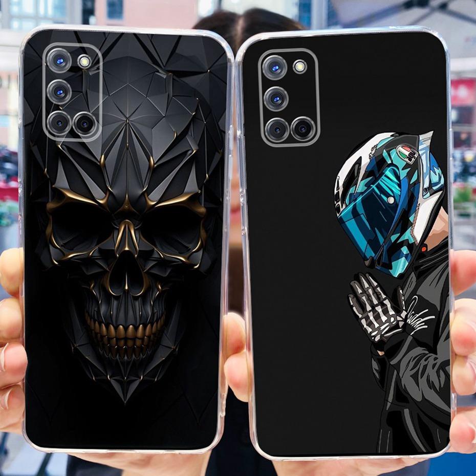 Fashion Pattern Case For OPPO A52 A72 A92 Soft Silicone TPU Back Cover For OPPO A92 4G A72 A52 Phone Cases