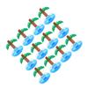 12pcs Coconut Trees Inflatable Pool Drink Holder Beach Party Cup Holder Decoration