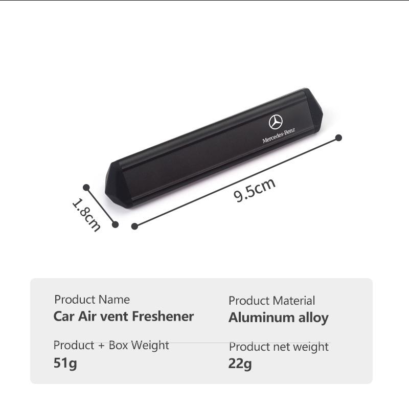 Car Air Vent Decoration Perfume Clip Air Freshener For Mercedes Benz W202 W212 W126 W140 W168 W177 CLS GLE GLC GLS CLA