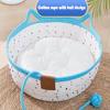 Woven Deep Sleep Cat Bed Foldable Washable Pet Autumn Winter Seasonal Heating Pad Pet Supplies Accessory Suitable For All Season