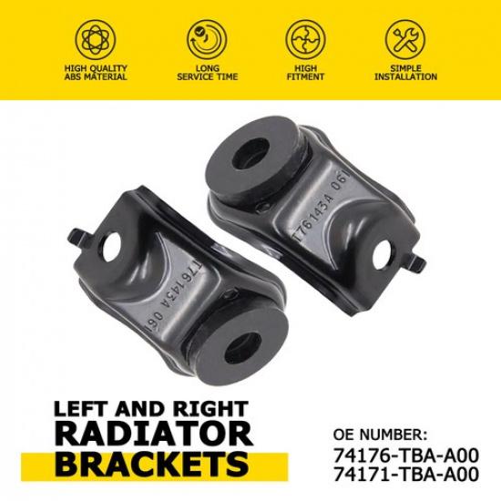 Fit Honda Civic 2016- Radar Body Sensor Replace Bracket Stainless Steel 2PCS