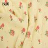 135x100cm Small Floral Double Gauze Cotton Sewing Texture Crepe Fabric, Making Home Wear Pajamas Cloth