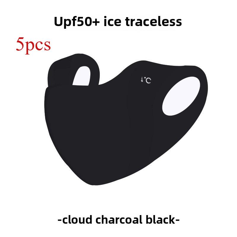 Women Men Ice Silk Sunscreen Mask Summer UV Protection Cycling Face Cover Breathable Washable Outdoor Sport Scarf Bandana