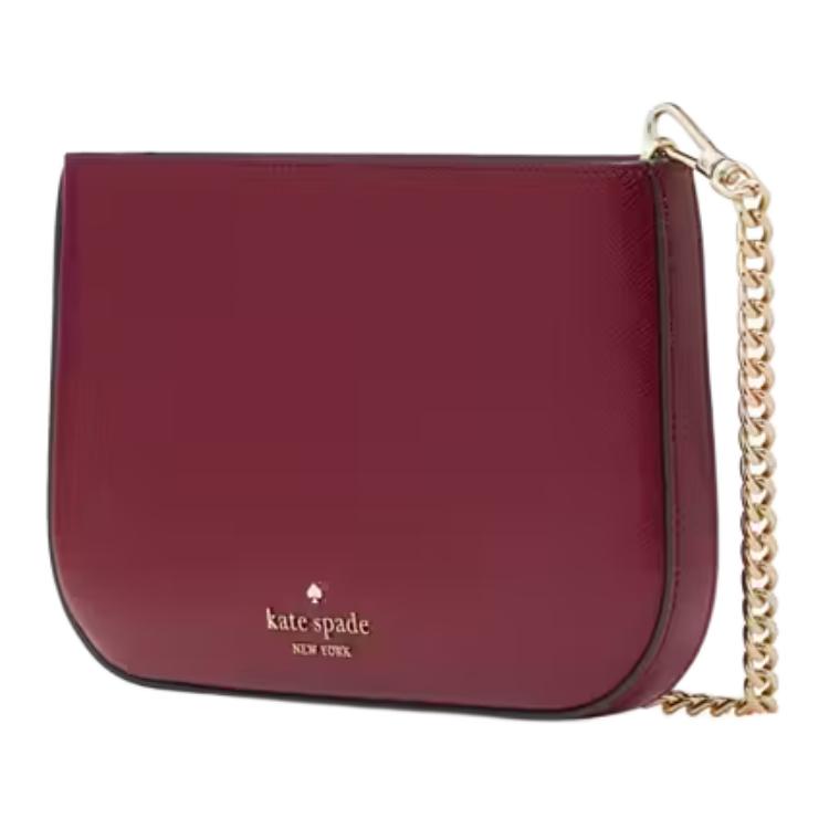 Kate Spade Saffiano Leather One Shoulder Handbag Women's Blackberry KF396-600