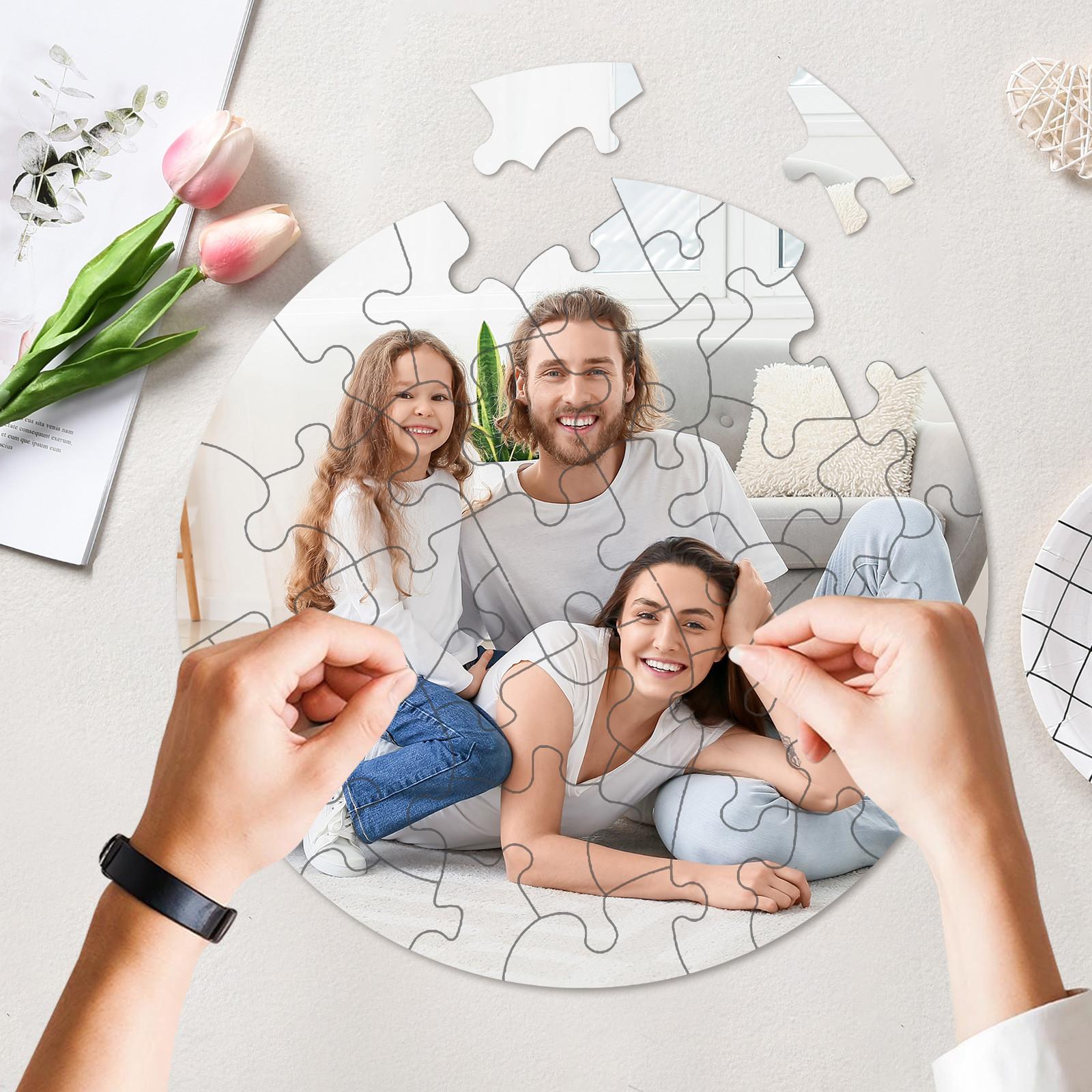 

Индивидуальный фотопазл - Персонализированный пазл с картинками - Фотопазл Подарок на годовщину - Подарок-сюрприз на праздник One Size