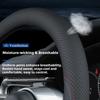 CCMLIC1 Car Steering Wheel Cover For Nissan Qashqai J10 J11 Juke X-Trail Note Leaf Sentra Altima Maxima Micra TIIDA Teana Murano Patrol