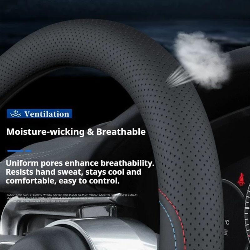 CCMLIC1 Car Steering Wheel Cover For Nissan Qashqai J10 J11 Juke X-Trail Note Leaf Sentra Altima Maxima Micra TIIDA Teana Murano Patrol