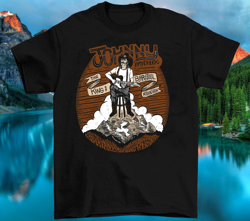 New Rare Johnny Paycheck Short Sleeve Cotton Black All Size Unisex Shirt AG277 Unisex T-Shirt XXXL