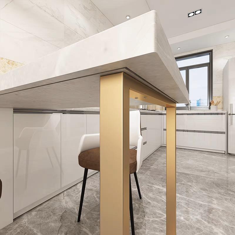 Light Luxury Iron Art Metal Paint Bar Leg Support Hanging Desk Foot Accessories Island Table Support Leg Dressing Table Foot