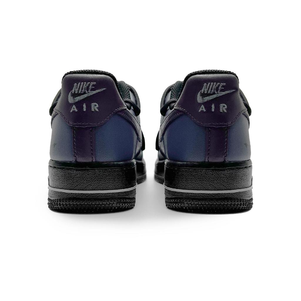 Nike Air Force 1 Slip Resistant Abrasion Resistant Low top Skateboard Shoes Unisex Black Purple CW2288-001(Team285-)