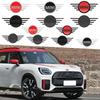 11,6 cm 14,5 cm Logo na přední kapotu auta Zadní emblém na kufr Samolepka Příslušenství Pro Mini Cooper R55 R56 R57 R58 R59 F54 F55 F56 F60