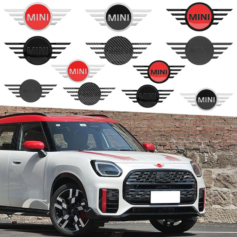 11,6 cm 14,5 cm Logo na přední kapotu auta Zadní emblém na kufr Samolepka Příslušenství Pro Mini Cooper R55 R56 R57 R58 R59 F54 F55 F56 F60