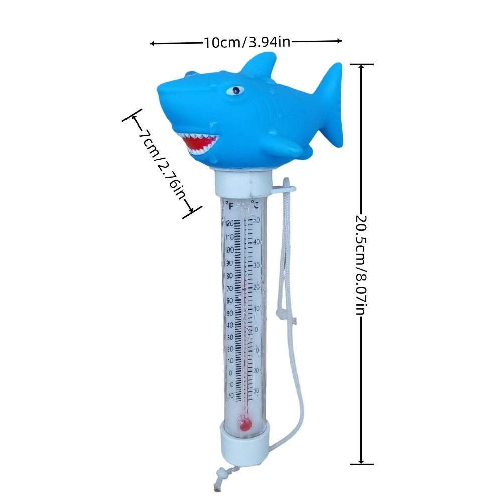 PVC Pool Water Temperature Meter Floating Waterproof Swimming Pool Thermometer Cartoon Animals Accurate Thermometer Swimming