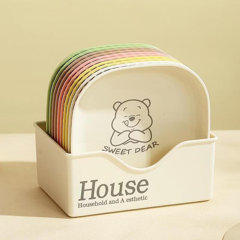 HANDUNYOU Creative Ceramic Bone Tray - Cute Bear Design