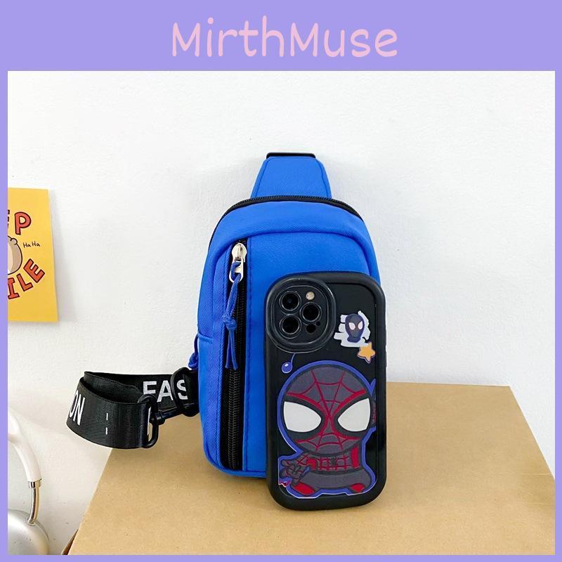 Streetwear Kids Crossbody Bag Nylon Breathable Ultralight Expandable Sling Pack For Boys Girls Daily Outfits