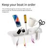 Multifunctional Boat Organizer Box for Drinks Gadgets Pliers and More Fishing Enthusiasts with Convenient Hanging Holes