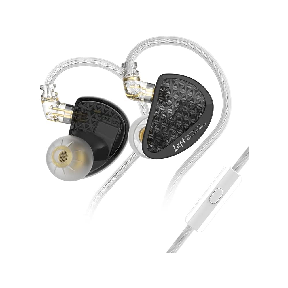 

KZ AS16 PRO In-Ear Monitor Headphones 16 Balanced Armature Drivers Hi-Fi IEM Earphones Black