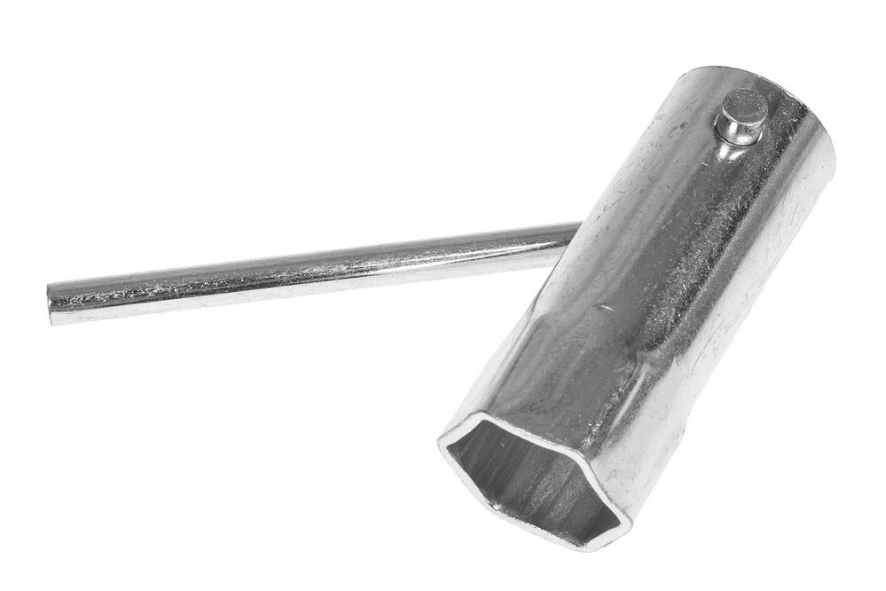 Buzzetti spark plug wrench, straight, foldable, 21 mm, 64 mm