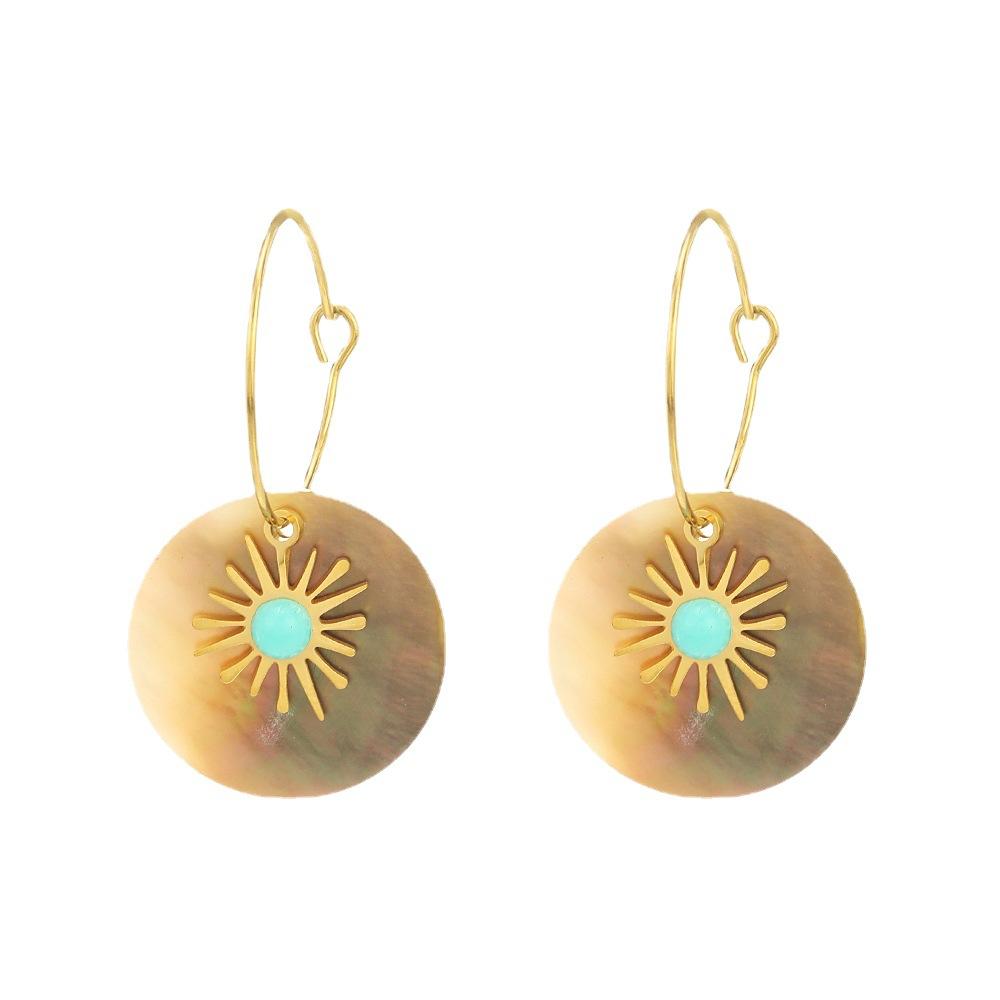 Natural Shell Earrings, Niche Personality, Exaggerated Design Sense, High-end Feeling, Earrings Accessories for Women