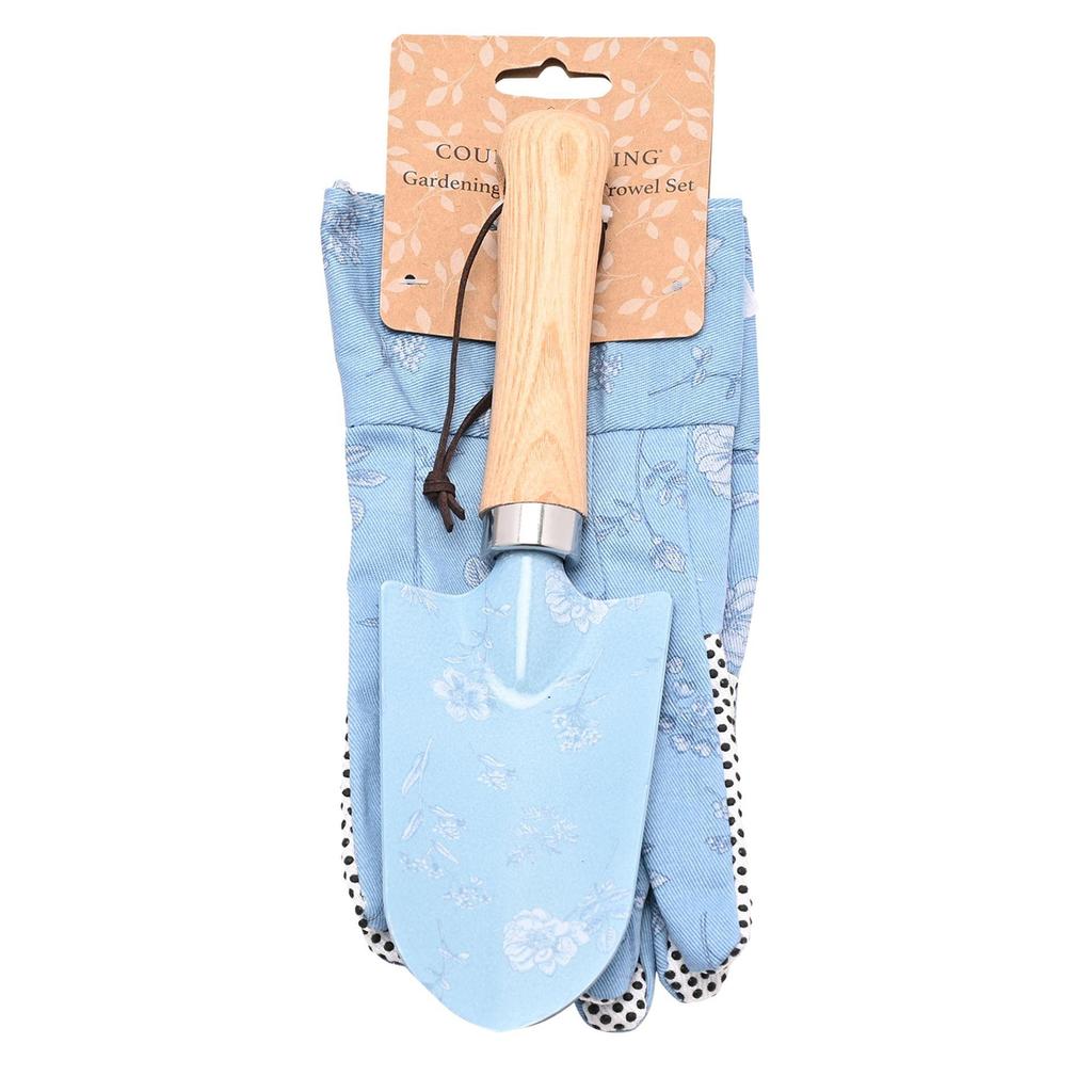 Country Living Trowel & Gloves Set