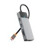 WIWU Multi-Port USB-C Hub: 4 USB, 100W PD, USB-C 3.1, SD/TF, LAN Adapter