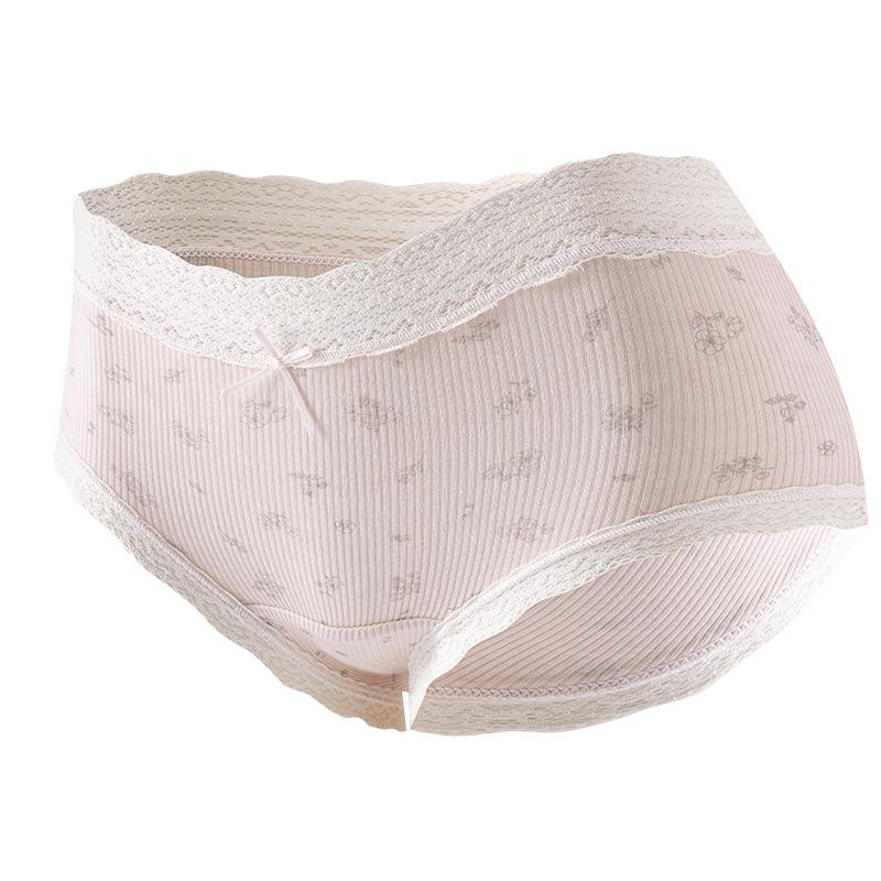 Women's New Spring and Summer Sweet Floral Thread Floral Pure Cotton Antibacterial Crotchy Skin-friendly Briefs