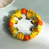 Braccialetto con Perline in Resina Design Frutta e Verdura Simulati Gioielli alla Moda Dopamina Bohemien per Ragazze Adolescenti Regalo