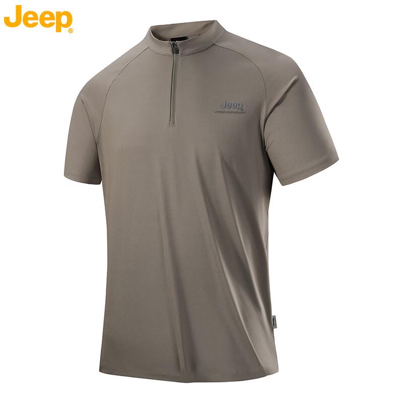 

JEEP Men s Ice Silk Quick-Dry Short Sleeve T-Shirt L