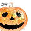 Pumpkin Shaped Toys Halloween Stress Relief Toy Glitter Man Squeeze Tactile SensoryToy Clear Sensory Fidget Toy for Holiday Party Favors