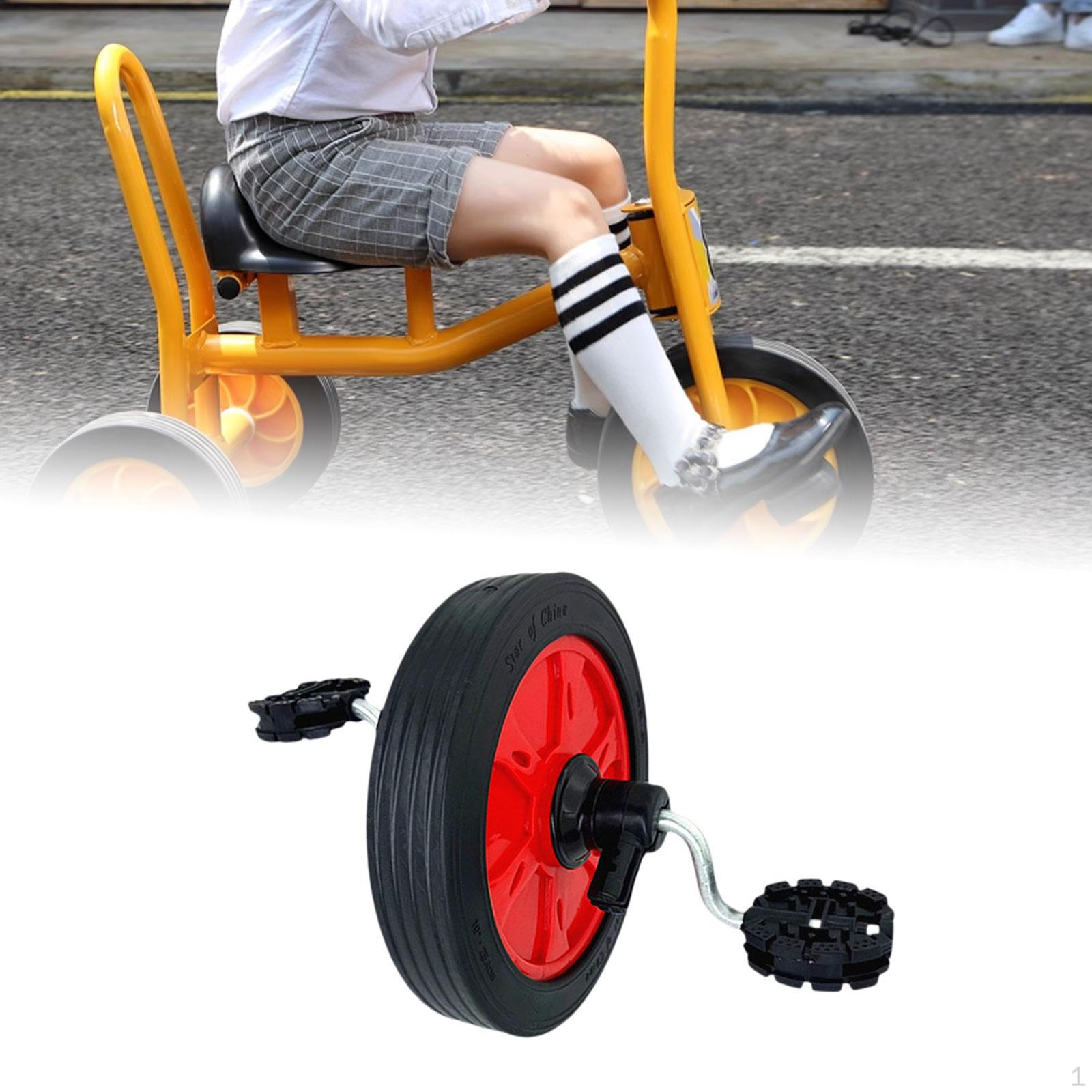 

Детское колесо для трехколесного велосипеда, детский велосипед, нескользящая ось с подшипником для аксессуара для трехколесного велосипеда, колеса Front Wheel Red