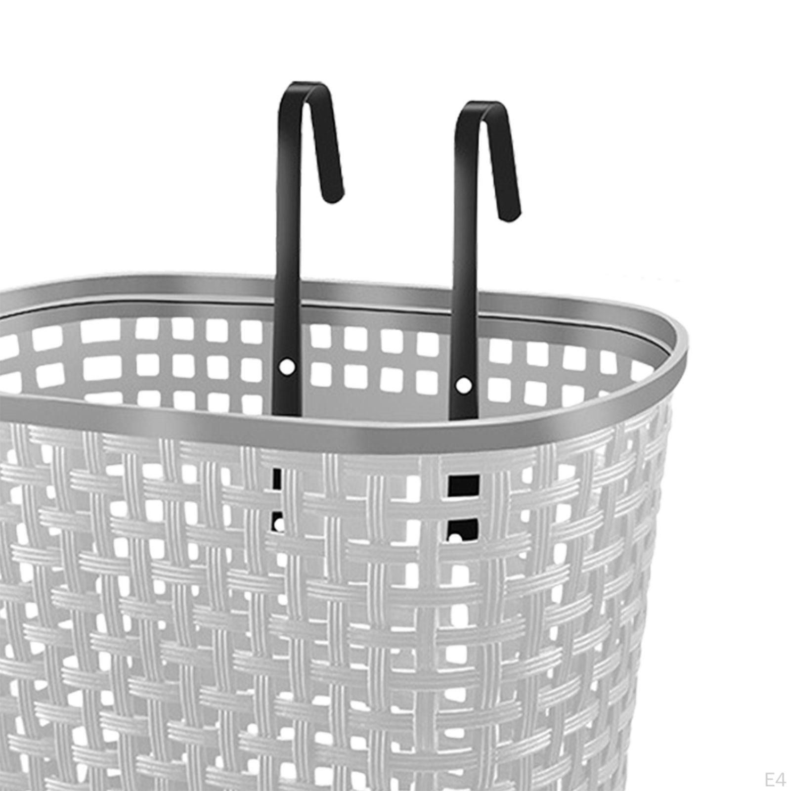 Корзина для велосипеда — стильное отделение для хранения на переднем руле чёрный — фото 6