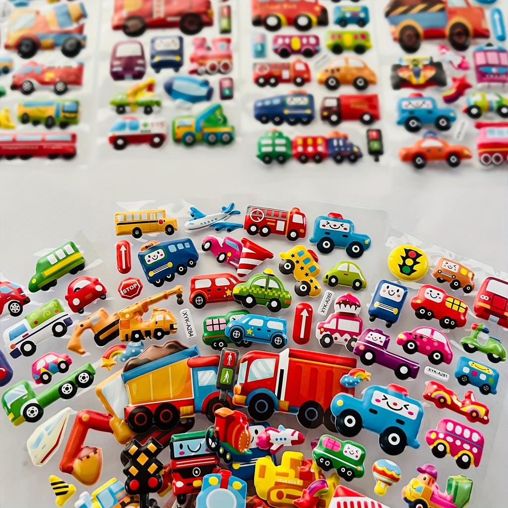 5/10pcs Car Stickers, 3D Puffy Stickers Craft Scrapbooking for Car Lovers, Party Favors, Easy to Peel, Stickers, Christmas JXB