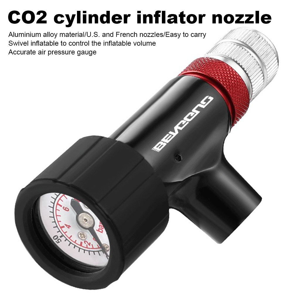 Air Pump Inflator Adapter Lightweight Bike Inflator Head Reusable Bike Inflation Valves Head for Bicycle Repairment Accessories