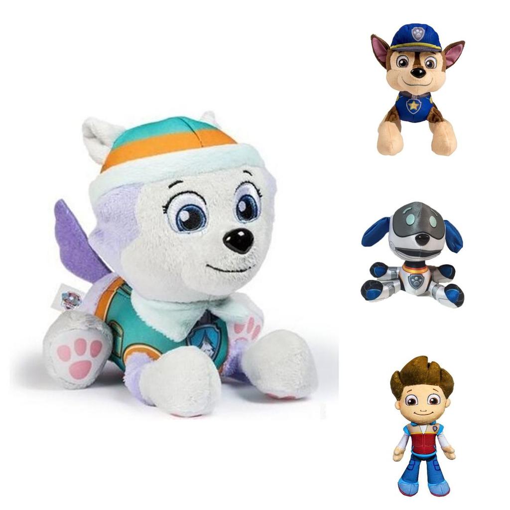 Urocze pluszowe zabawki Psi Patrol z Ryderem, Marshallem, Rubblem, Chase'em, Rocky'm, Zumą, Skye