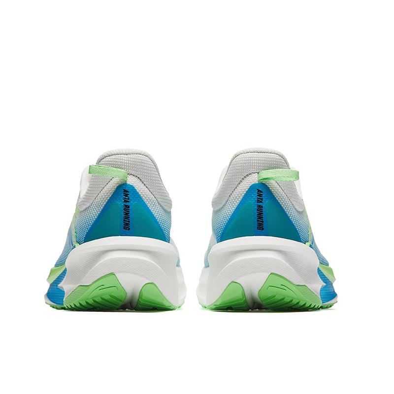 Anta Pioneer Progress Blue Training Running Shoes Men Sneaker White Green 912545599F-4