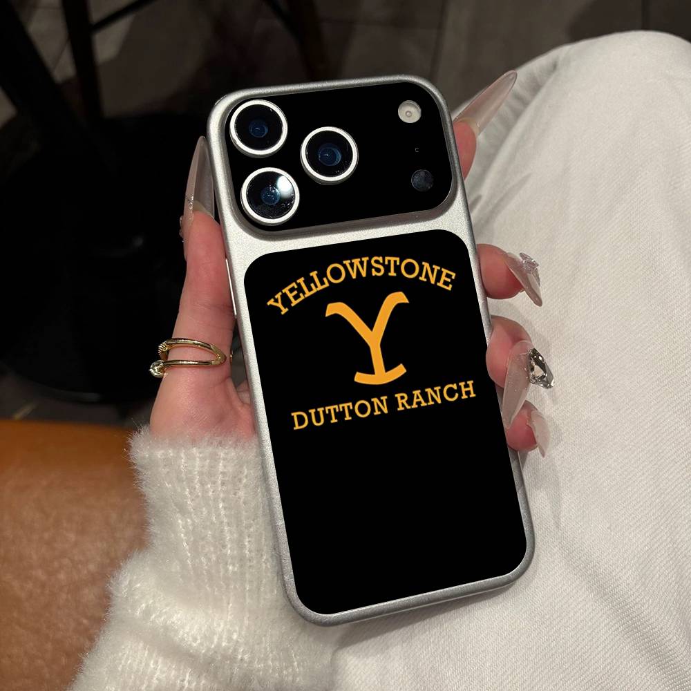 

Tv Y-yellowstoneS Logo Anti-Scratch Back Decal Protective Wrap Skin For IPhone 17 Pro 17 Pro Max iPhone 17 Pro