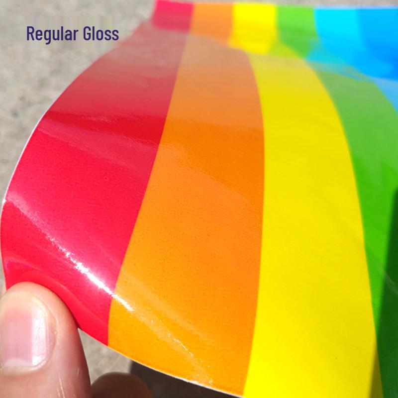 Rainbow Runway Floor Sticker: Removable, Self-Adhesive Decoration for Kids' Rooms, Malls, and Schools